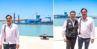 Asistió Alcalde Carlos Peña Ortiz a ceremonia con el Gobernador Américo Villarreal Anaya