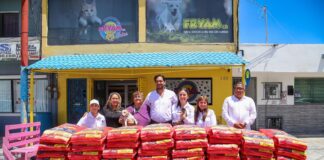 Donó Gobierno de Reynosa 2.7 toneladas de alimento a FRYAM