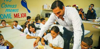 Impulsa Alcalde, Carlos Peña Ortiz, programa de Desayunos Escolares