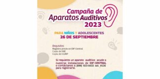 Invita Alcalde, Carlos Peña Ortiz, a Campaña de Aparatos Auditivos