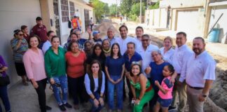 Recorrió Presidente Carlos Peña Ortiz obra junto a colonos