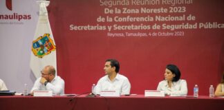Celebraron en Reynosa Segunda Reunión Regional Zona Norte 2023 de la Conferencia Nacional de Secretarios y Secretarias de Seguridad Pública