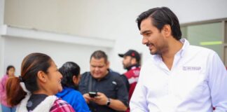 Se suman familias de Reynosa a programa social con Carlos Peña Ortiz.