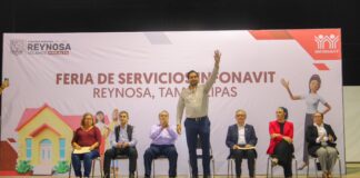 nauguró Carlos Peña Ortiz Feria de Servicios INFONAVIT 2023 en Reynosa,con mas de 5 Mil asistentes.