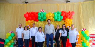 Disfrutaron familias del CEDES Posada Navideña con el Alcalde de Reynosa