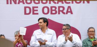 Inauguraron vecinos y Alcalde Carlos Peña Ortiz pavimentación por más de 7 MDP