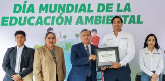 Conmemoró comunidad estudiantil Día Mundial de la Educación Ambiental con el Alcalde Carlos Peña Ortiz