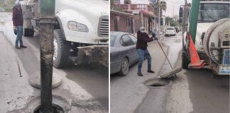 Refuerza Alcalde Carlos Peña Ortiz red de drenaje para bienestar de ciudadanos
