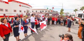 DA ALCALDE CARLOS PEÑA ORTIZ,ARRANQUE A LA COLECTA ANUAL DE LA CRUZ ROJA MEXICANA, DEL. REYNOSA