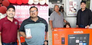 ENTREGA GOBIERNO DE RÍO BRAVO PREMIOS A FELICES GANADORES DE SEGUNDO SORTEO DE PREDIAL
