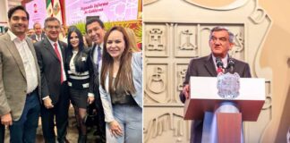 Acompañó Alcalde de Reynosa Carlos Peña Ortiz al Gobernador Américo Villarreal Anaya en su Segundo Informe de Gobierno