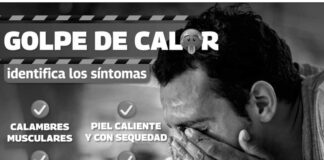 GOBIERNO MUNICIPAL A TRAVÉS DE PROTECCIÓN CIVIL EXHORTA A LA CIUDADANIA A CUIDARSE DE UN GOLPE DE CALOR