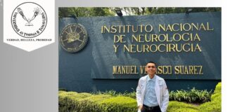 ALUMNO DE LA FMM PRESENTE EN EL PROGRAMA DELFÍN 2024 EN EL INSTITUTO NACIONAL DE NEUROLOGÍA Y NEUROCIRUGÍA MANUEL VELASCO SUÁREZ.